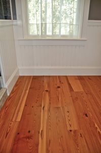 Antique Heart Pine Flooring, Farmhouse Grade - Site-Finished