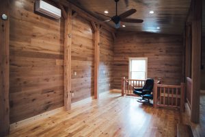 Live Sawn White Oak flooring and walls by Cochran's Lumber - Made and Milled in USA