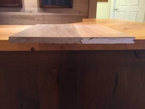 profile of solid vs engineered flooring from Cochran's Lumber