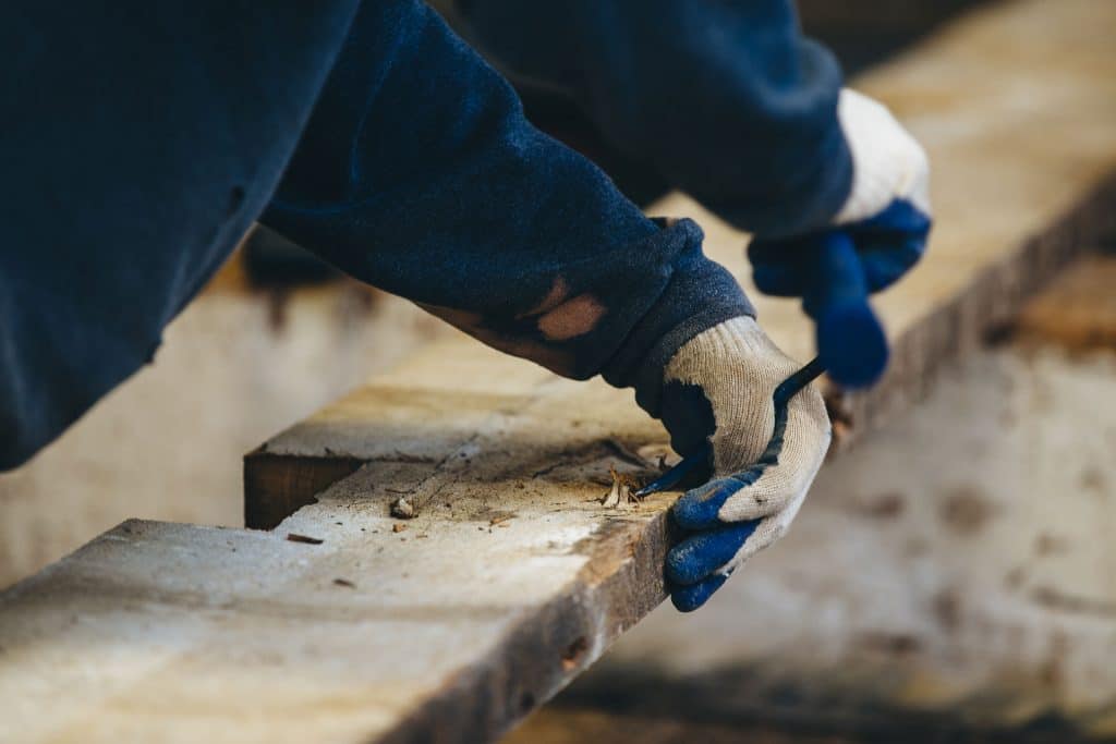 Chiseling Wood Cochrans Lumber