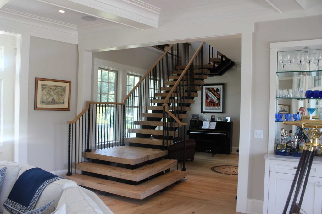White Oak staircase and flooring