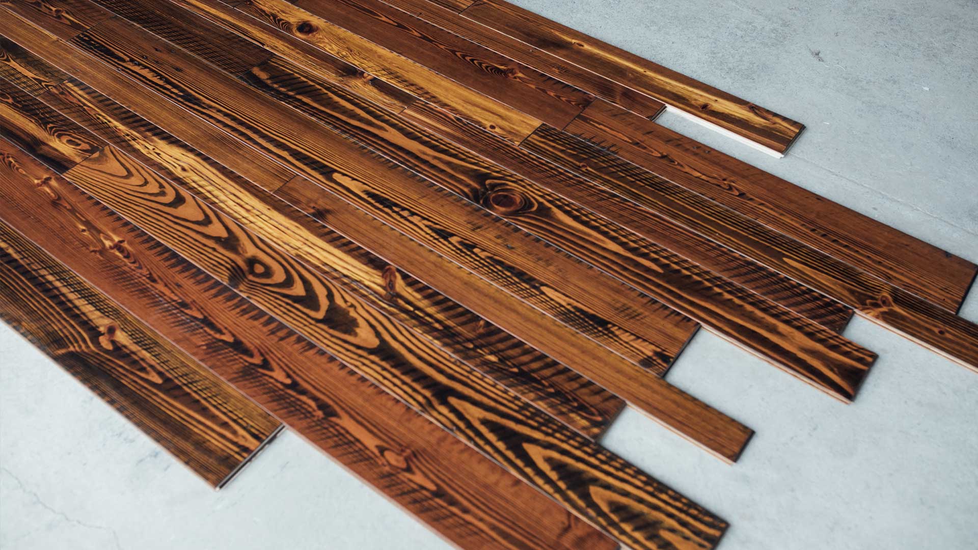 Battletown Antique Heart Pine 1 - Variable Width Flooring by Cochran's Lumber