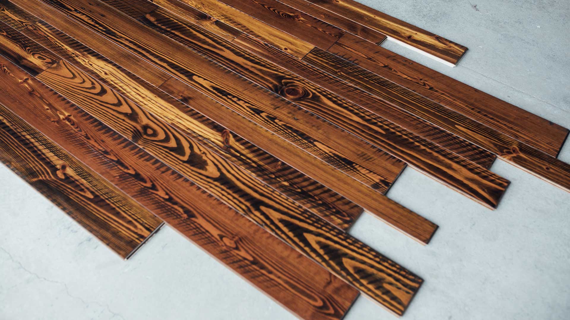 Battletown Antique Heart Pine 3 - Random Width Flooring by Cochran's Lumber - Made in America