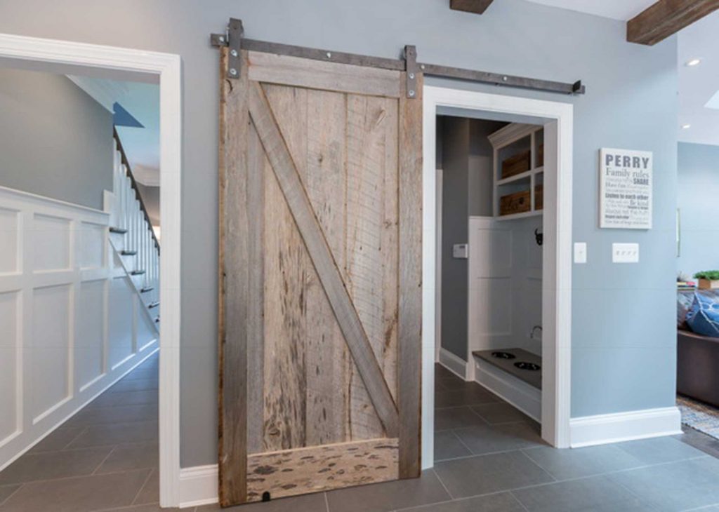 Image of Custom Barn door from Reclaimed Wood by Cochran's Lumber