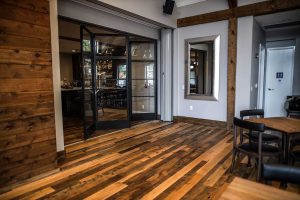 Image of Rustic Wood flooring and Barn Board Siding at Bavarian Inn by Cochrans Lumber 3