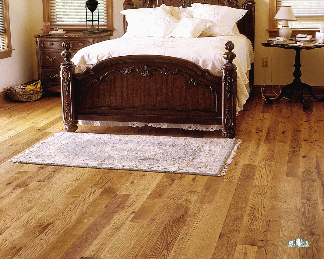 Image of wood flooring in bedroom
