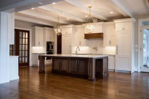 Image of White Oak Wood Flooring in Kitchen Space