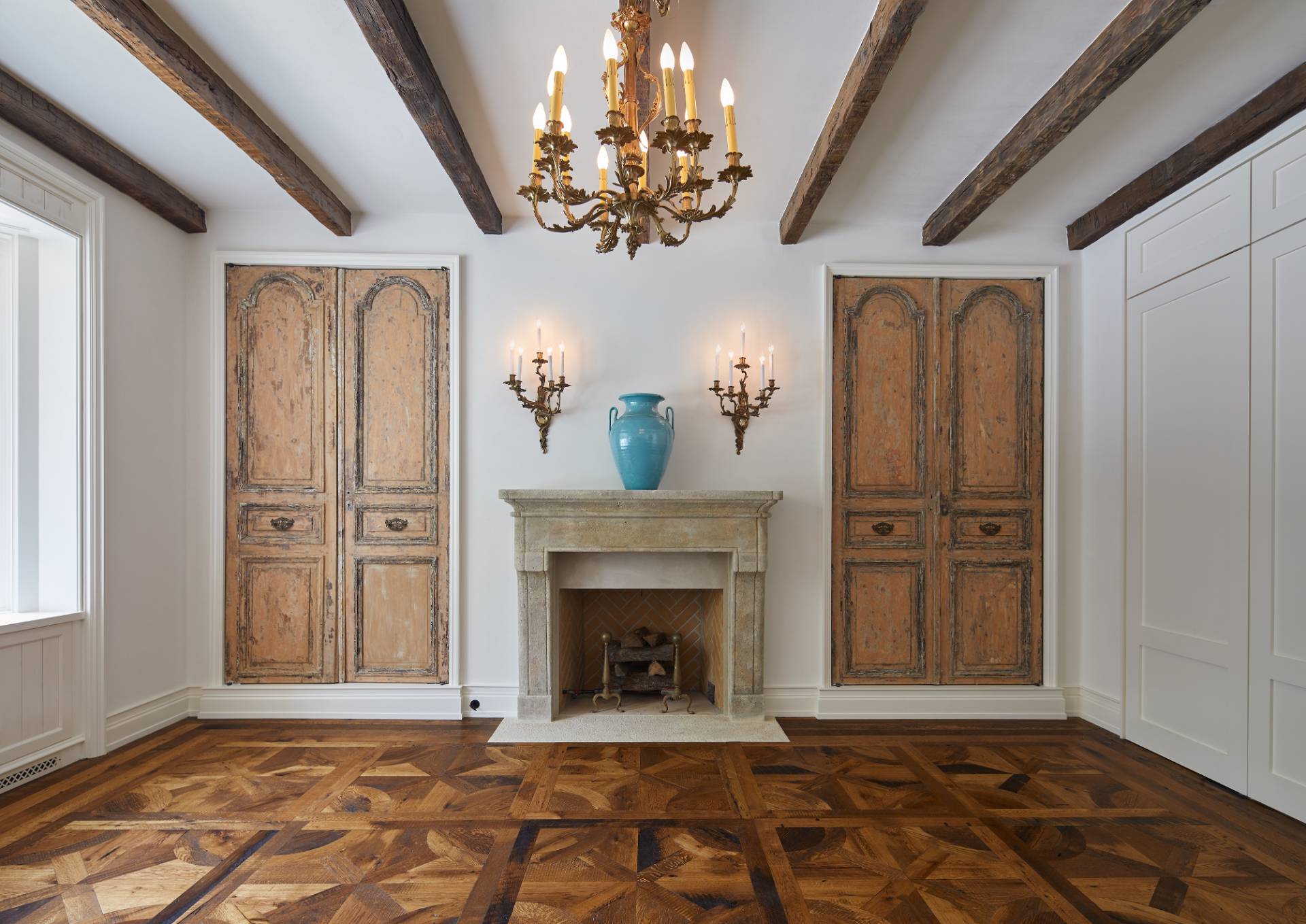 Image of Intricate Wood Flooring Pattern from Cochrans Lumber
