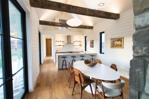 Image of Rustic Modern Dining Space with Cochrans Lumber