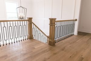 Image of Wood Flooring integrated with Stairway