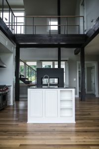 Image of modern kitchen from with cochrans flooring
