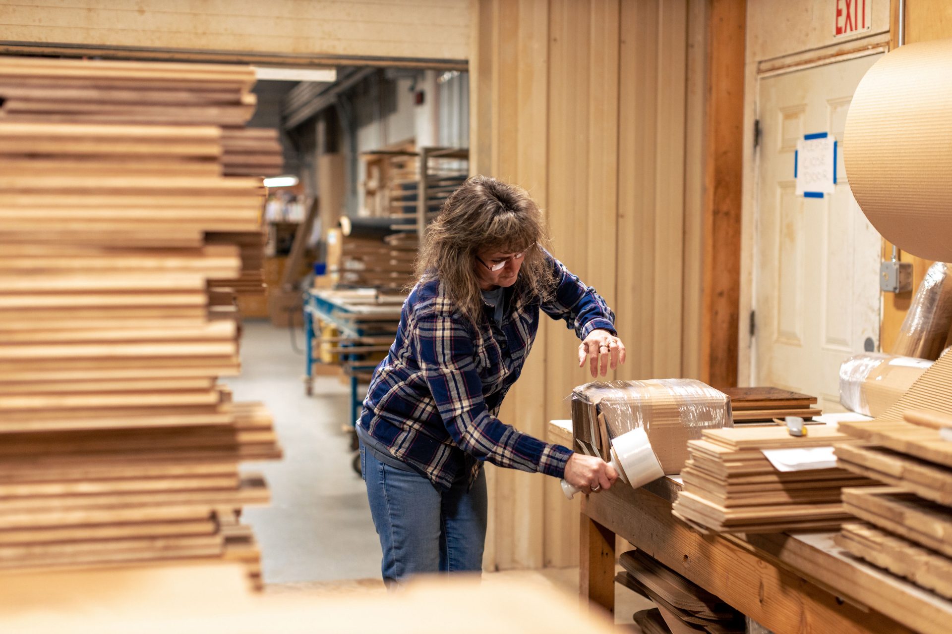 Image of Michelle in Cochrans Sample Department