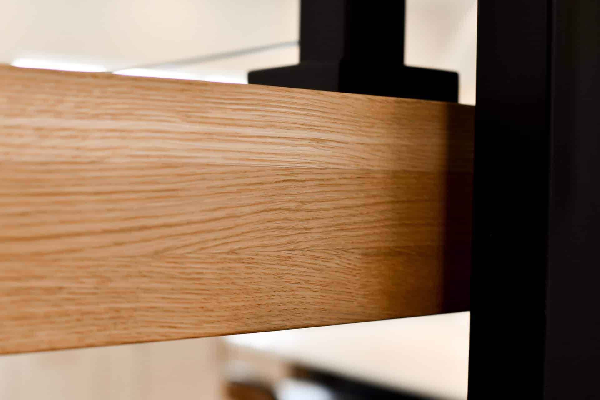 White oak hardwood board